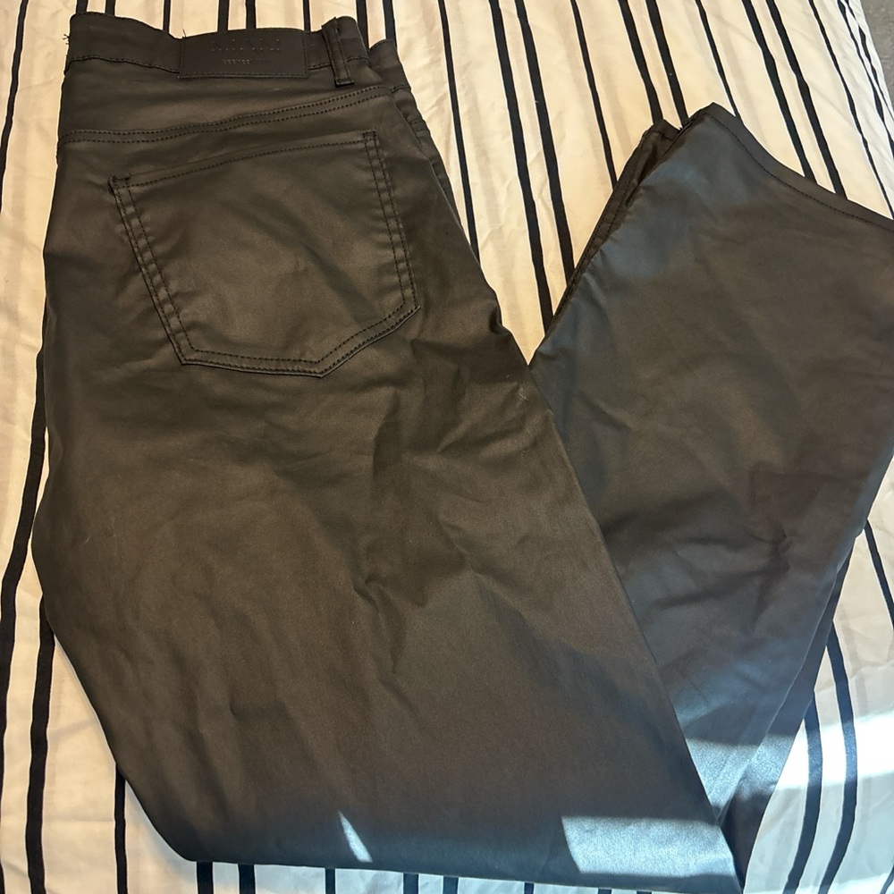 Boohoo Mens Charcoal Dress Pants